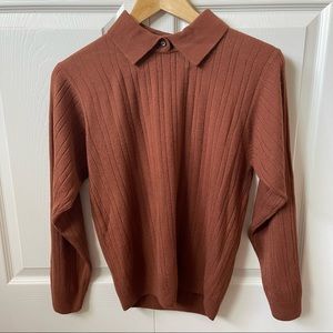 Vintage Bay Club Collared Sweater